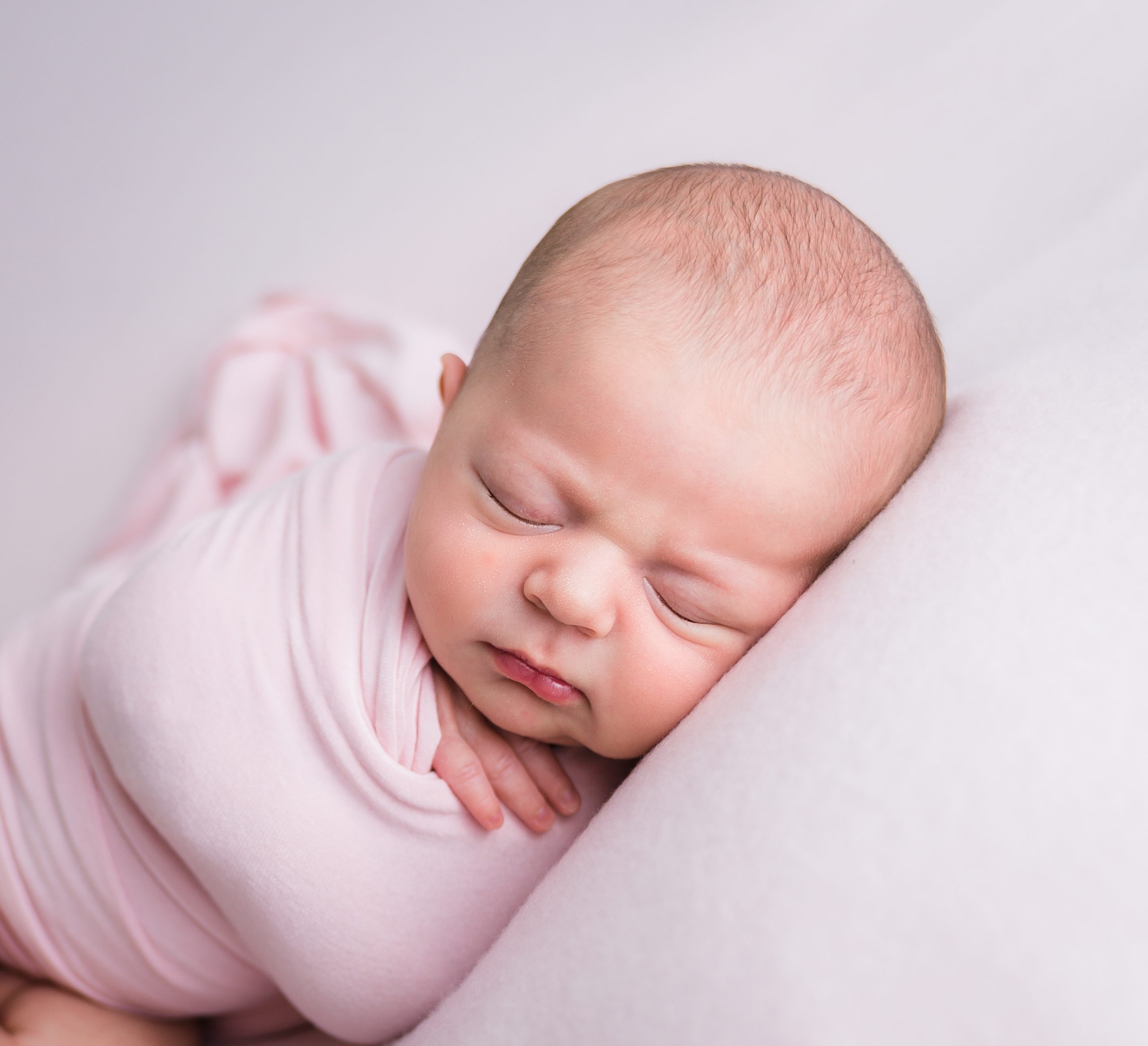 Newborn Baby in Pink