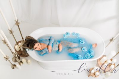 South Jersey Milkbath Maternity Photography by Lin Ellen Studios
